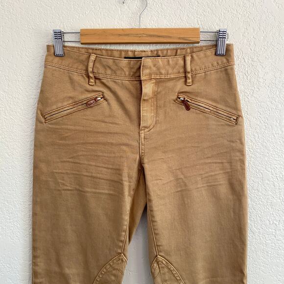 Ralph Lauren Sport Equestrian Stretch Khaki Riding Pants Women’s Size 26 - Picture 2 of 12